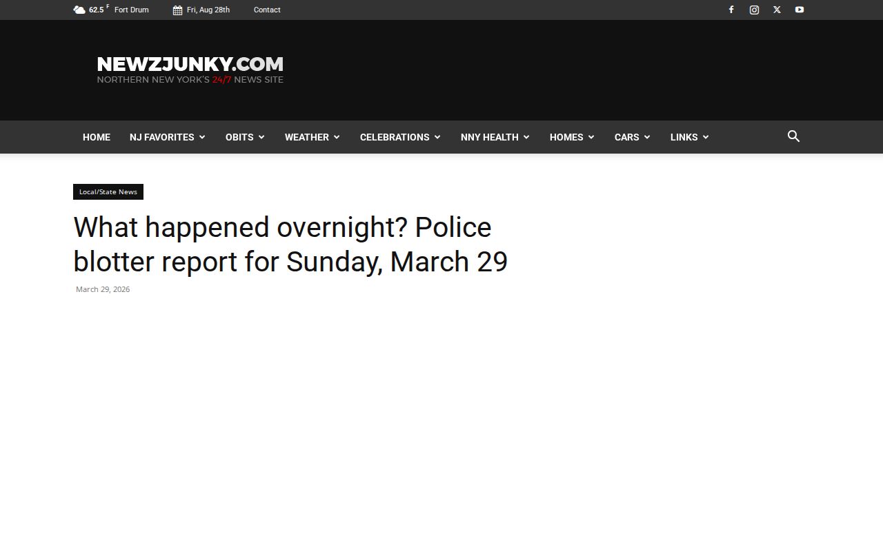 Jefferson County local arrest and booking news blotter source
